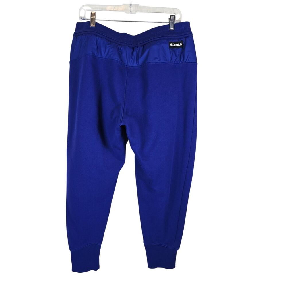 Columbia Blue Pockets Pull String Athletic Hiking Women's Sweatpants XL - Picture 2 of 4